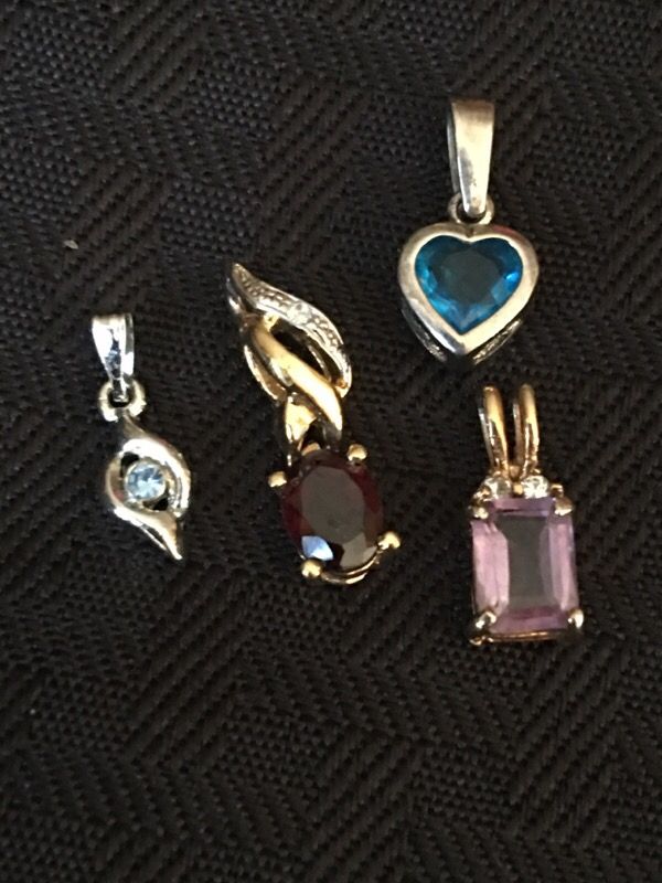 Four Tiny Pendants/Charms