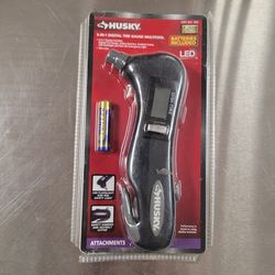 Husky 5 in 1 Digital Tire Gauge Multitool