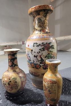 Oriental Vases- Three