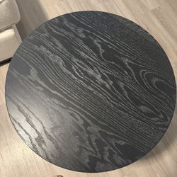 Black Table with drawer for storage