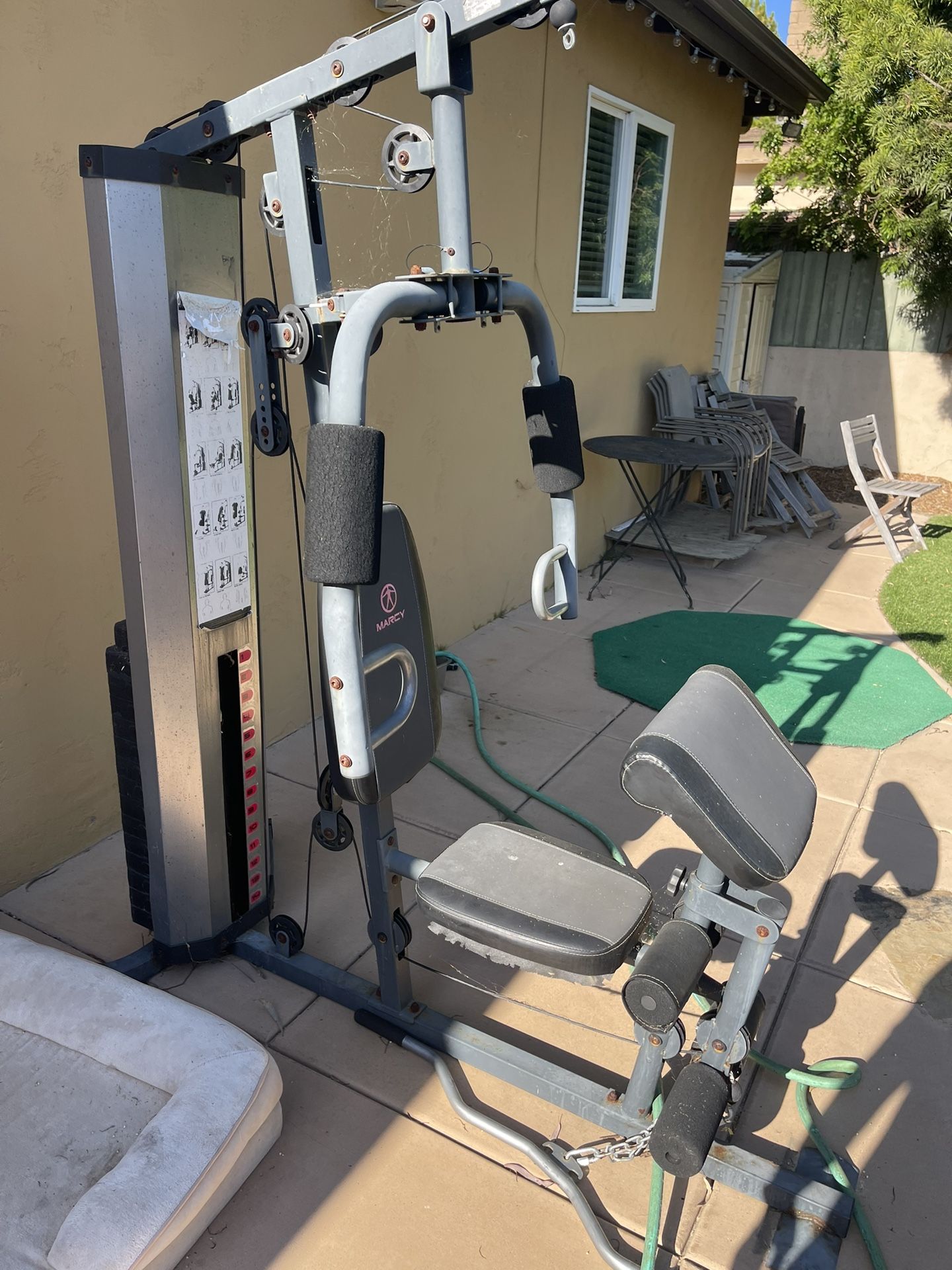 Marcy Home Gym System 150lb Weight Stack Machine | MWM-988