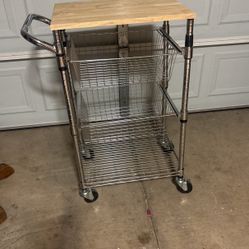 3 Tier Metal Cart 