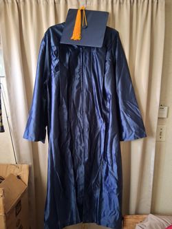 Graduation Cap & Gown Navy Blue