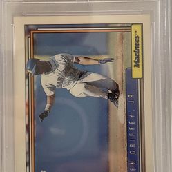 1992 Topps #50 Ken Griffey Jr. PSA 9 $30