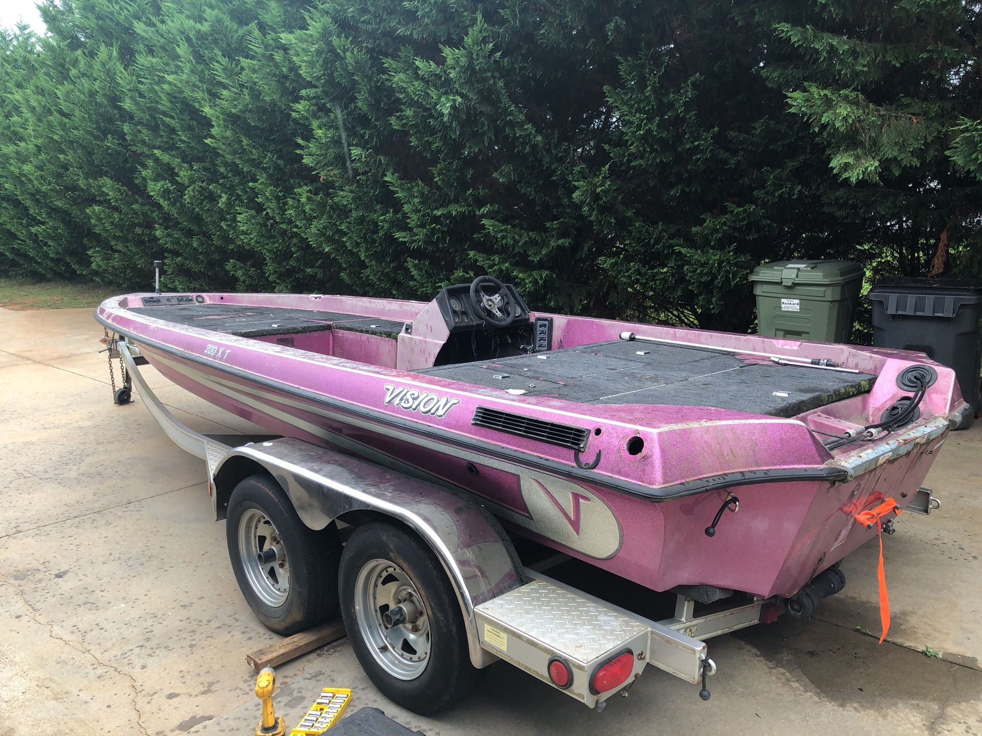 Nissan Bass Boat motor and Trailer for Sale in Moncks Corner, SC - OfferUp