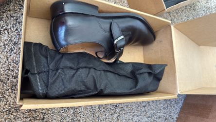 3DM Lifestyle Black Leather Monk Strap Dress Shoes | Men’s | Elegant Formal Wear | Display Model