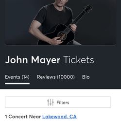 John Mayer tickets 
