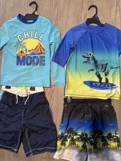 Boys Size 8 Summer Swim Trunks/ Swim Suits