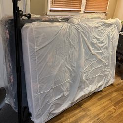 BED SET FOR SALE… BOX SPRING, MATTRESS AND FRAME $100