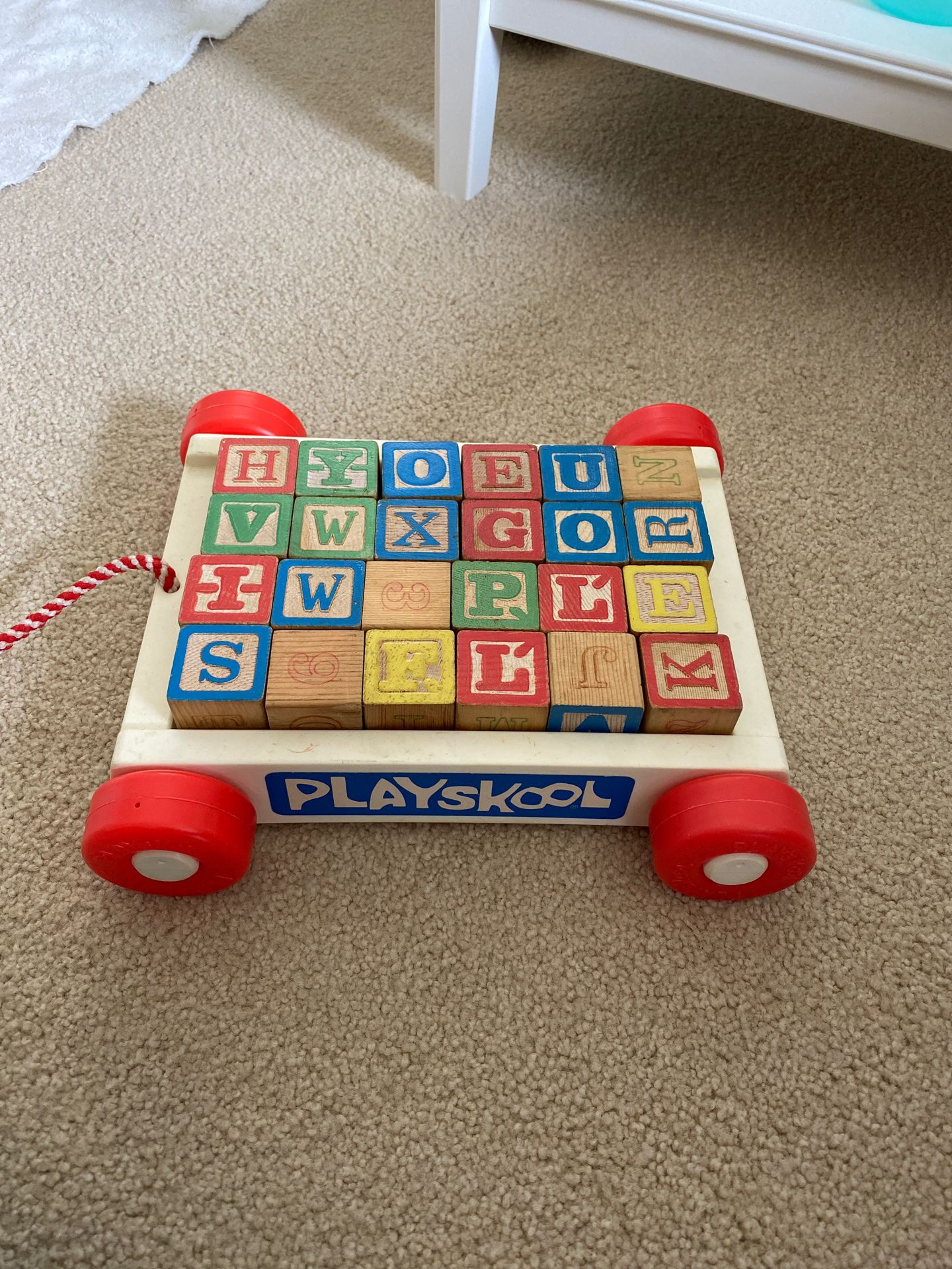 Playskool letter wagon