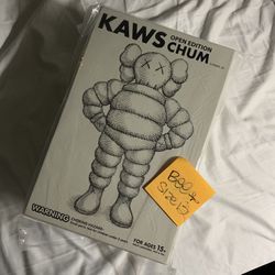 2022 KAWS Chum Vinyl Figure White 
