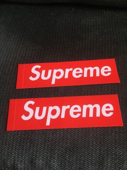 Supreme Red Box Logo Stickers