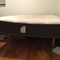 Sleepy's Mattress and Ikea Bedstand