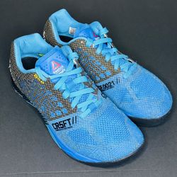 Men’s Reebok Crossfit Nano 5.0 Shoes Cross Fit Training Kevlar Blue Size 7
