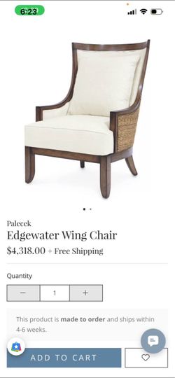 Palacek wingback chair