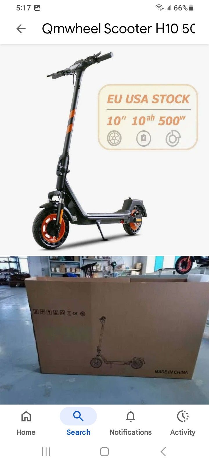 H10 Electric Scooter