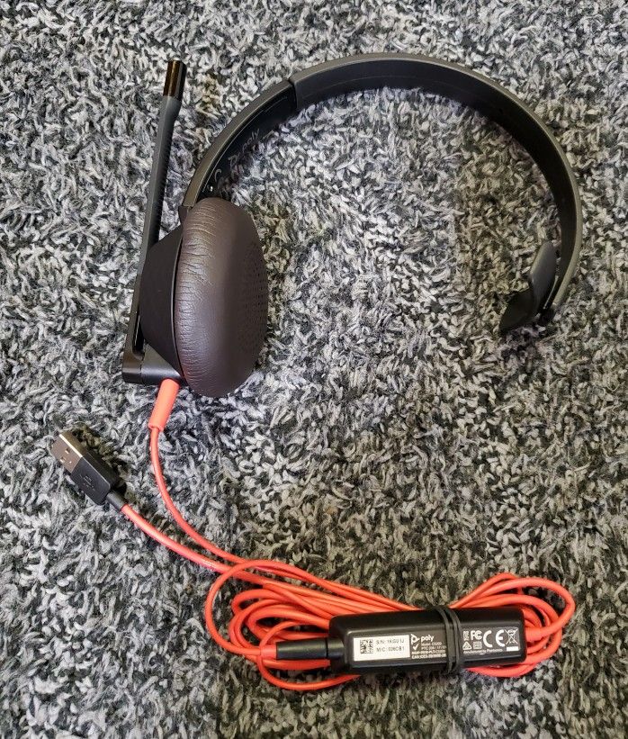 Plantronics PLT Poly C5200 USB Headset Stereo USB-A