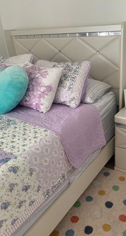 Elegant Queen Bed Frame & Mattress – Sold Together or Separately – Negotiable