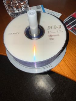 Sony 24 DVDR 120 min and HP 20 CD-R 80 min