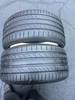 Tengo un par de llantas en muy buenas condiciones marca continental 265 30 R20 intalacion y balanceó por el mismo precio 