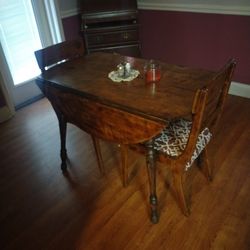 Table And Two Chairs 