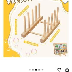 New Wooden Puzzle Holder Rack 