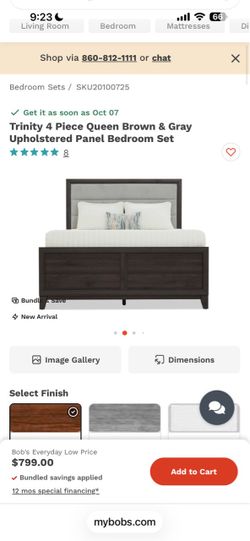 Queen size bed w/ mattress