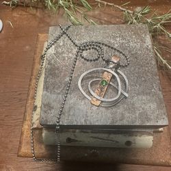 Hand Made Unique Gothic Style Pendant Necklace 