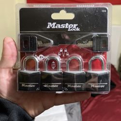 4piece Master Locks 