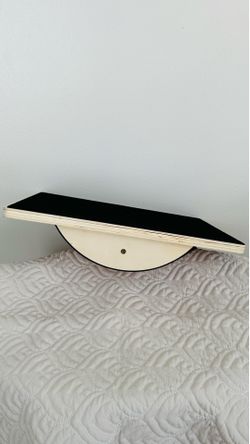 Wood balance board non slip