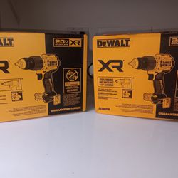 DEWALT HAMMER DRILL IMPACT DRIVER, IMPACT WRENCH, BATTERIES AND CHARGER