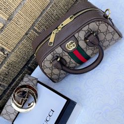 Purse Wallet And Belt Set 