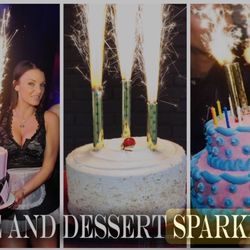 Cake Dessert Bottle Sparkler 