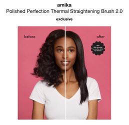 Amika polished top perfection straightening brush