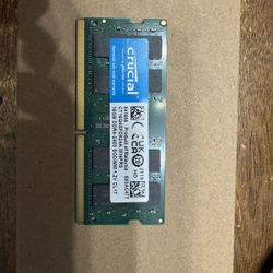Crucial 16GB DDR4 For Laptop 