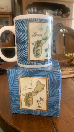 New Coffee Cup With Phot Of Guam