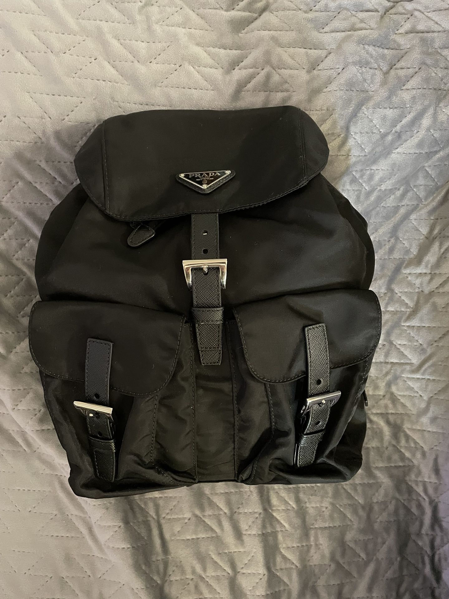 Prada Vela Small Backpack