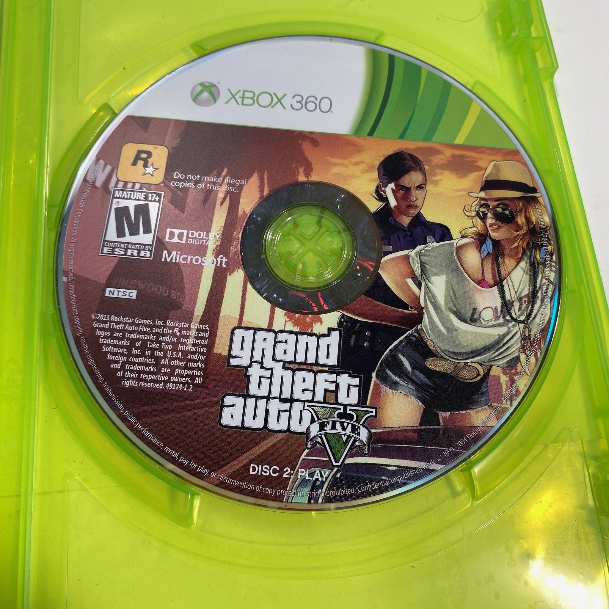 Gta 5 Xbox 360 Disco 2