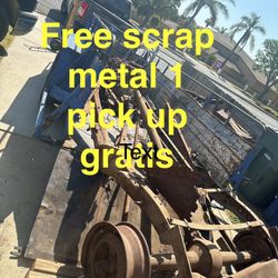 1 Pick Up Free Scrap Metal Gratis