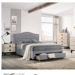 Cama Matrimonial, Queen Size.  Con Colchon Buena Calidad 