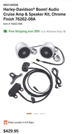 Harley Davidson boom audio speakers