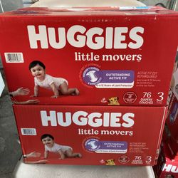 HUGGIES  SIZE  3    152   pañales