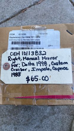 Impala Caprice Olds Delta Lesabre Mirror