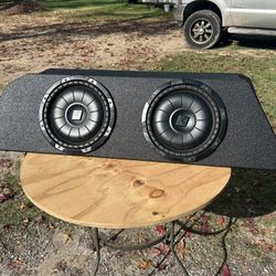Subwoofers and box