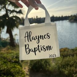 Tote Bag Party Favor Birthday Decor Custom Celebration 
