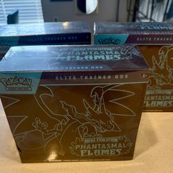 Pokemon Phantasmal Flames Booster Box & Elite Trainer