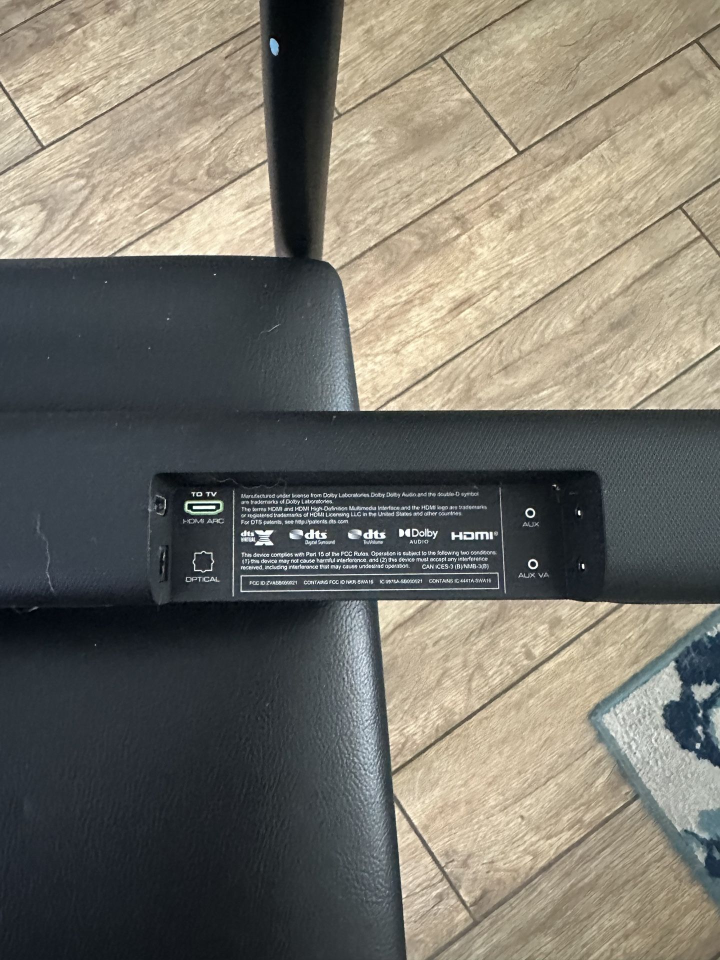 Vizio Sound Bar & Subwoofer