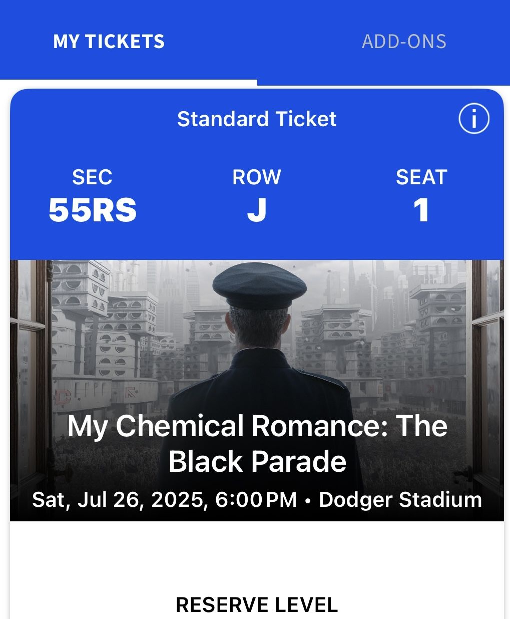 My Chemical Romance Concert Tickets
