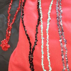 Hand Strung 40 " Necklaces