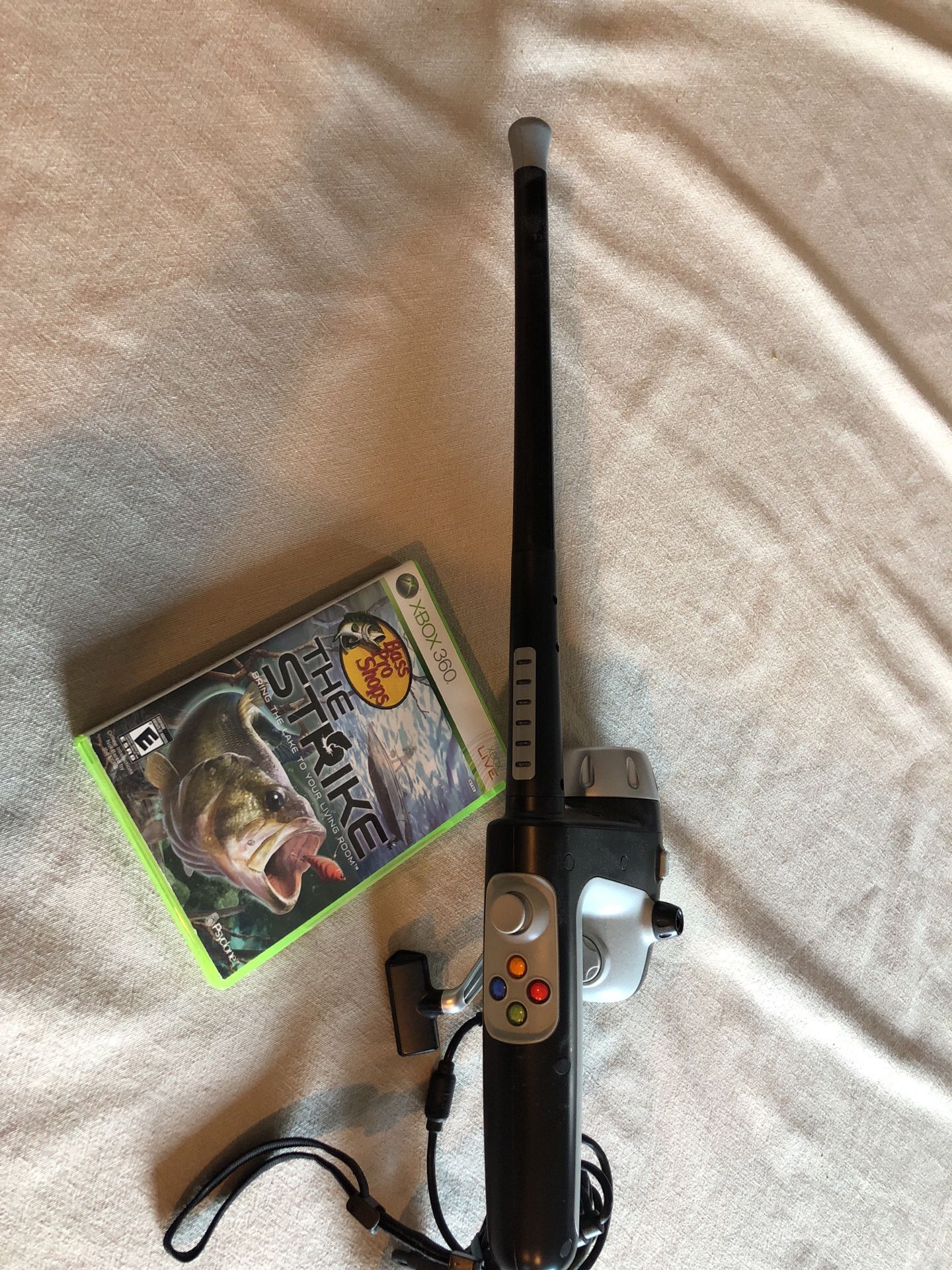 XBOX 360 The Strike fishing game with fishing rod controller for Sale in  Lemont, IL - OfferUp